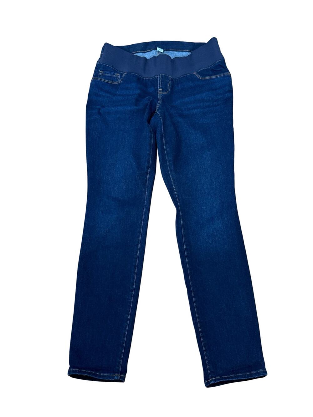 Old Navy Maternity Low Panel Dark Wash Skinny Jeans 6